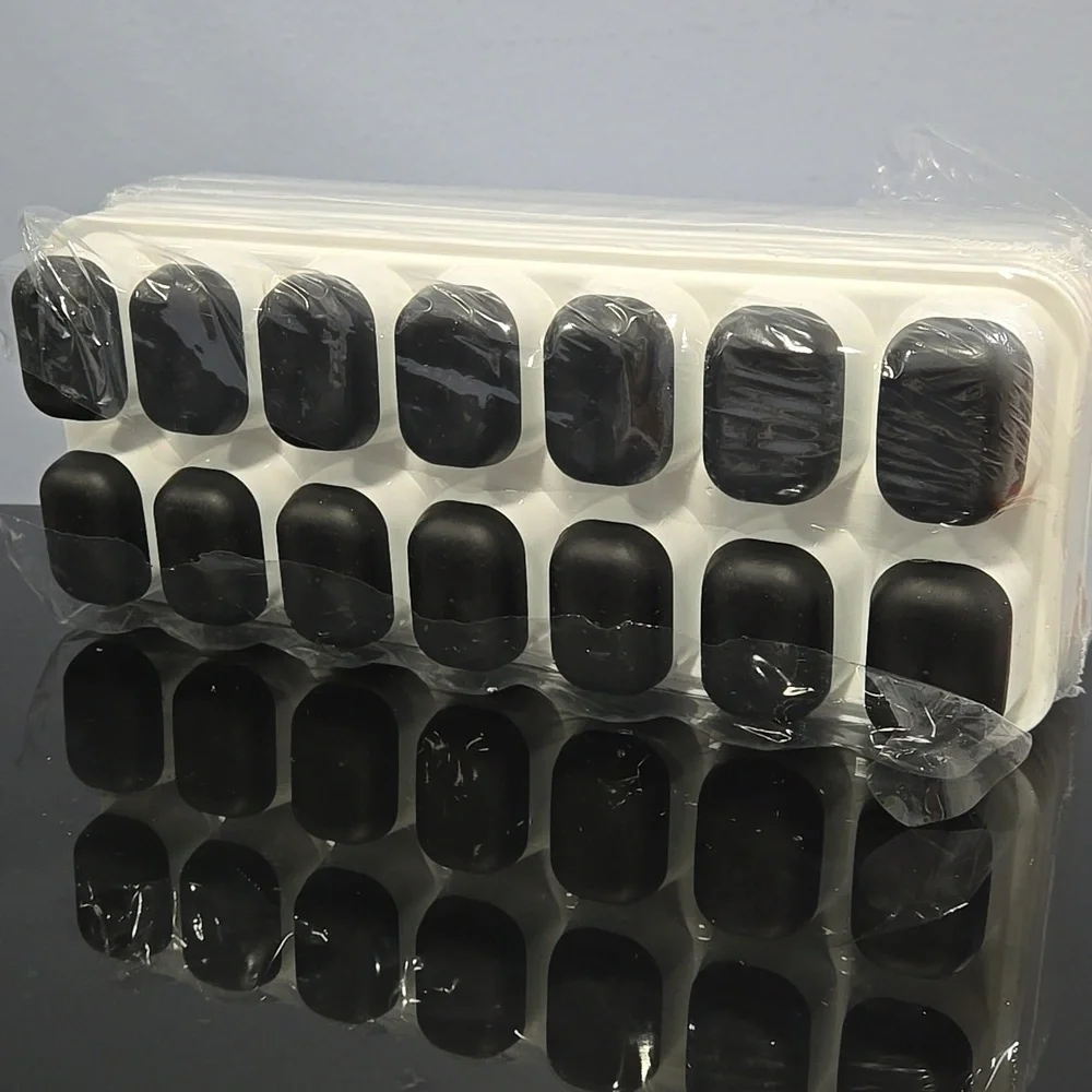 Easy Release Reusable Ice Cube Trays Set of 5